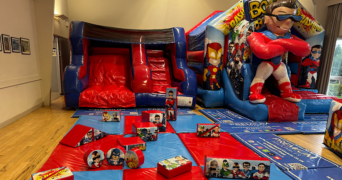 Superheroes Soft Play Party Package Hire Pontefract